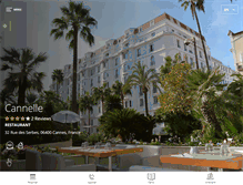 Tablet Screenshot of cannelle-cannes.com